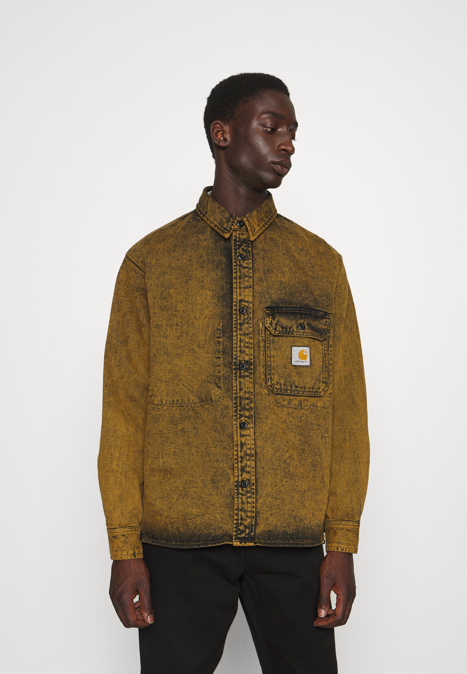 Carhartt WIP RENO ALLENDALE - Giacca di jeans - tawny crater wash/marrone  scuro - Zalando.it