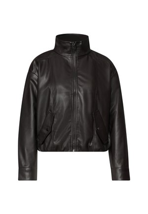 Street One, Veste en similicuir - black coffee