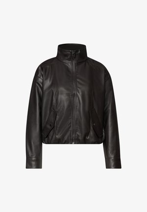 Street One, Veste en similicuir - black coffee