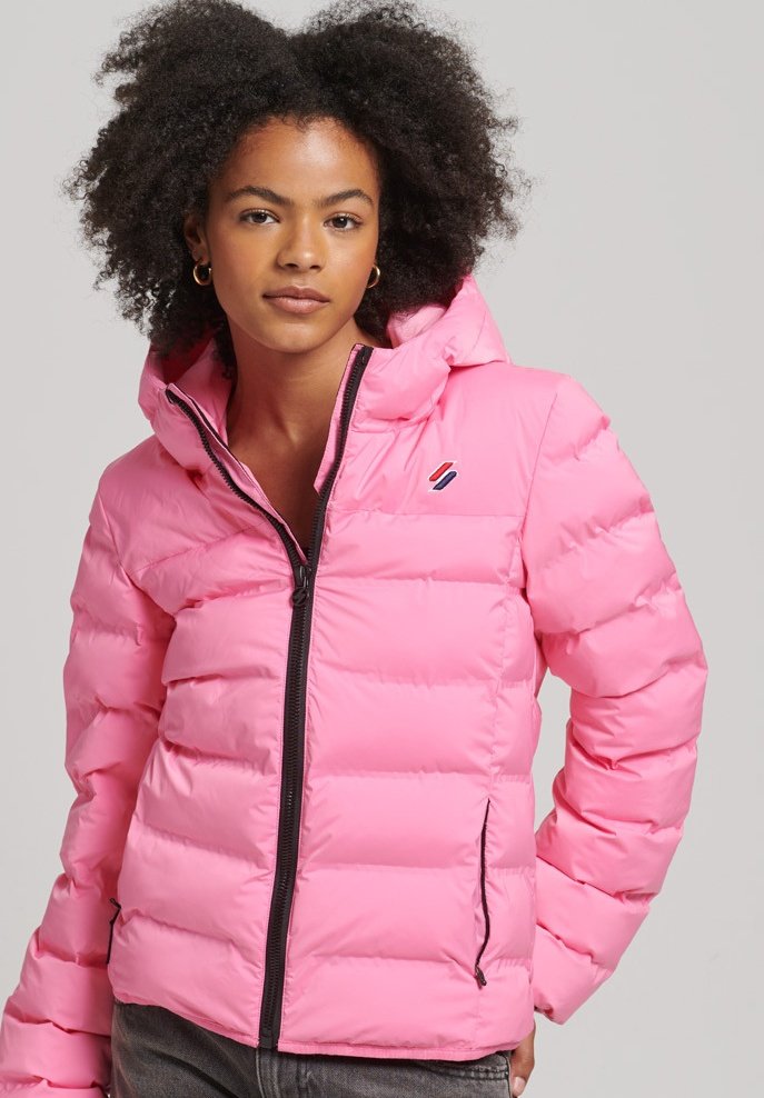 Superdry HEAT SEALED PADDED Winter jacket marne pink/pink Zalando