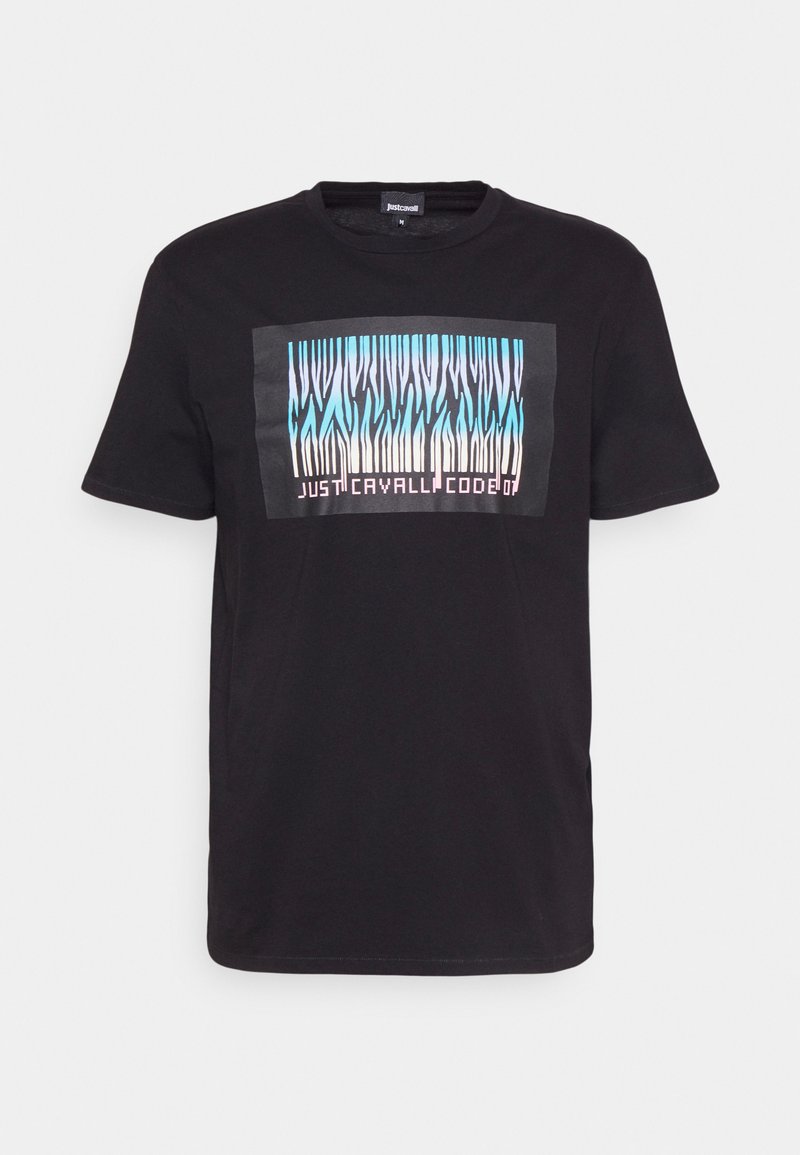Herren T-Shirts basic | Just Cavalli T-Shirt print black/schwarz - RY26619 Herren T-Shirts basic | Just Cavalli T-Shirt print black/schwarz - RY26619