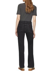 s.Oliver MIT NIETEN - Flared Jeans - graphit