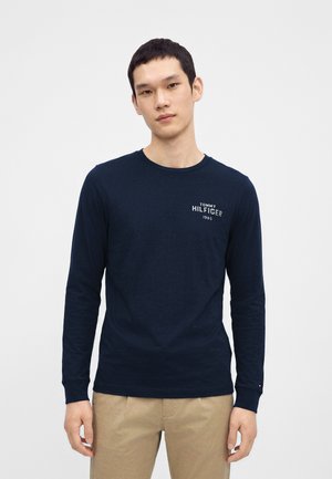 Tommy Hilfiger, 1985 GRAPHIC LONG SLEEVE T-SHIRT - Блуза с дълги ръкави - navy blue