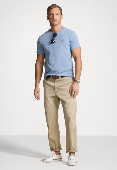 Polo Ralph Lauren CUSTOM SLIM FIT SOFT COTTON T-SHIRT - Navadna majica - vessel blue