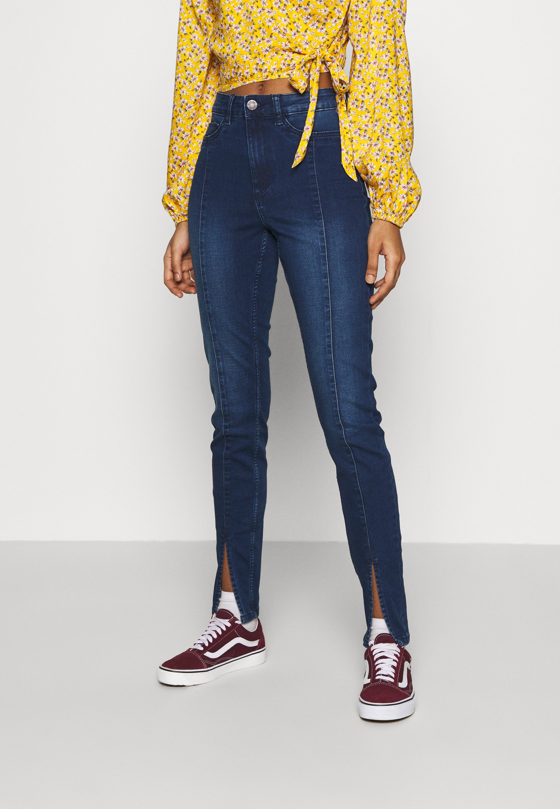 NMCALLIE SLIT DETAIL - Jeans Skinny Fit 