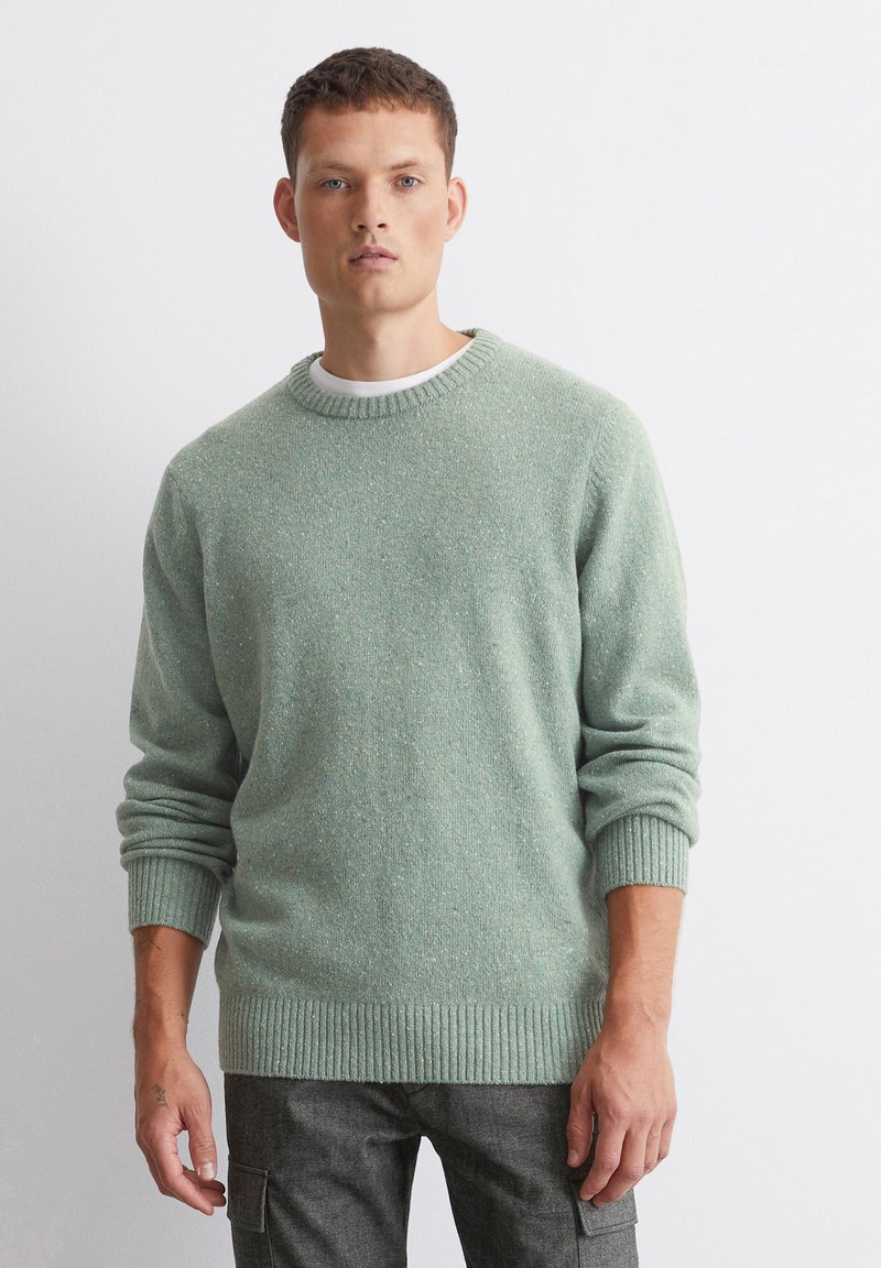 Marc O'Polo AUS GESPRENKELTEM TWEED - Trui - rain kissed leaf