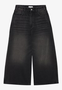 Wide leg - black denim