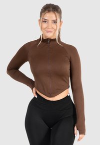 Smilodox SERINA - Sportovní bunda - braun