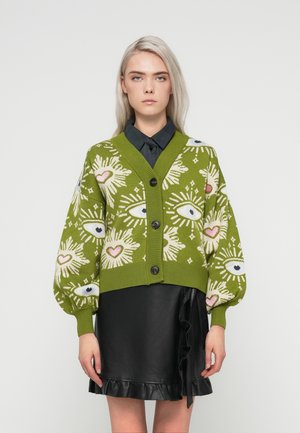 EYE CARDIGAN - Ζακέτα - green