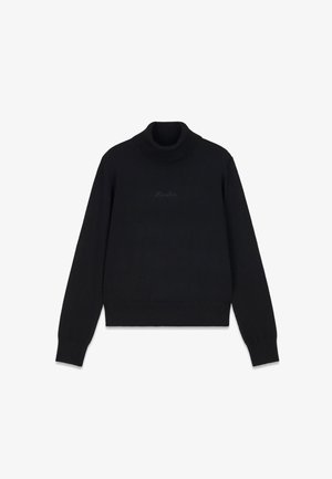 Guess, GJ LS TN SCRIPT EMB SWTR - Pullover - schwarz