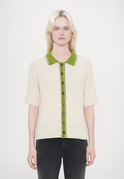 CLOSED SHORT SLEEVE - Gilet - ecru