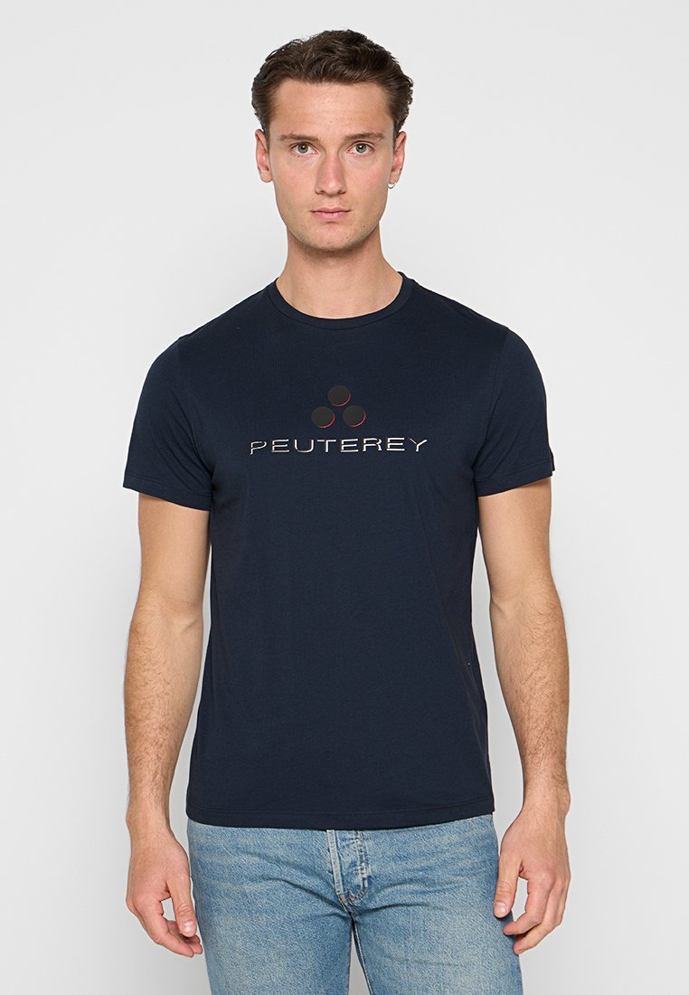 Peuterey T-shirt print donkerblauw