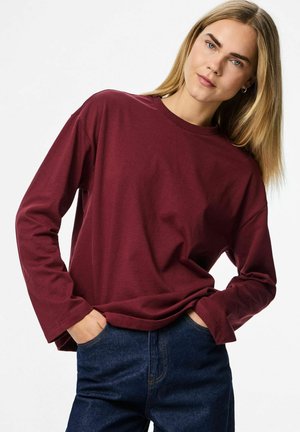 SADIE LS - T-shirt à manches longues - tawny port
