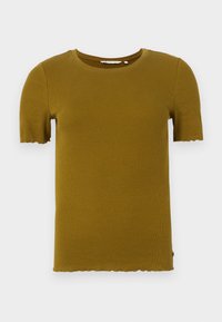 Basic T-shirt - warm moss green