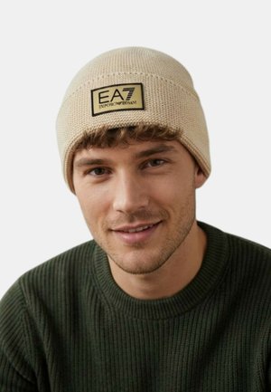 EA7 Emporio Armani, BEANIE HAT COL UB102 UNISEX - Berretto - mottled beige