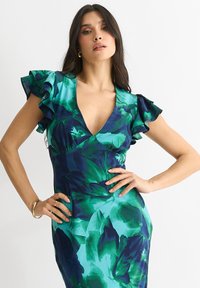 GINI LONDON WATER FLORAL - Maxi dress - green