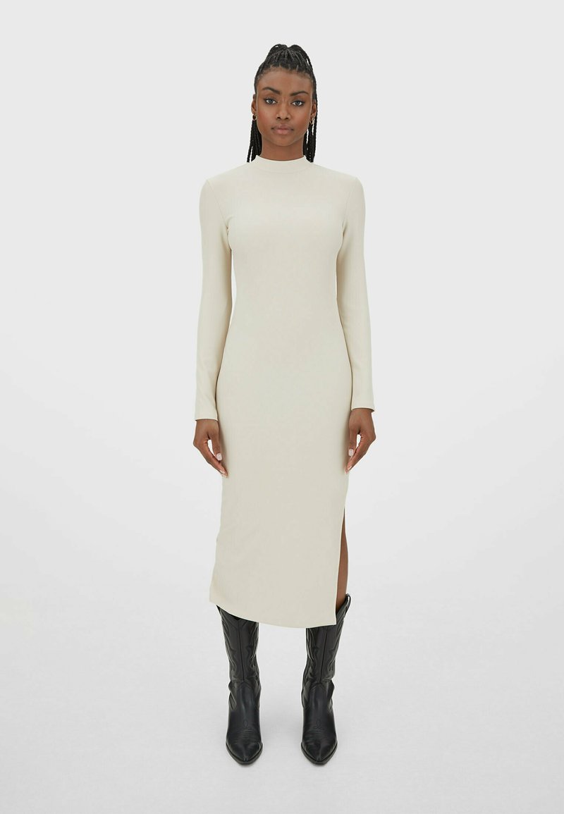 Damen Kleider | Stradivarius Etuikleidmottled beige/beige-meliert - YU72298 Damen Kleider | Stradivarius Etuikleidmottled beige/beige-meliert - YU72298