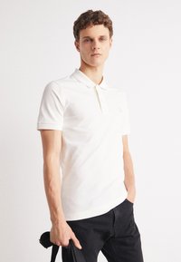 Calvin Klein Jeans BADGE SLIM - Pikeepaita - ivory