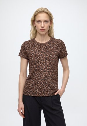 GAP, CREW - Тениска с щампа - leopard