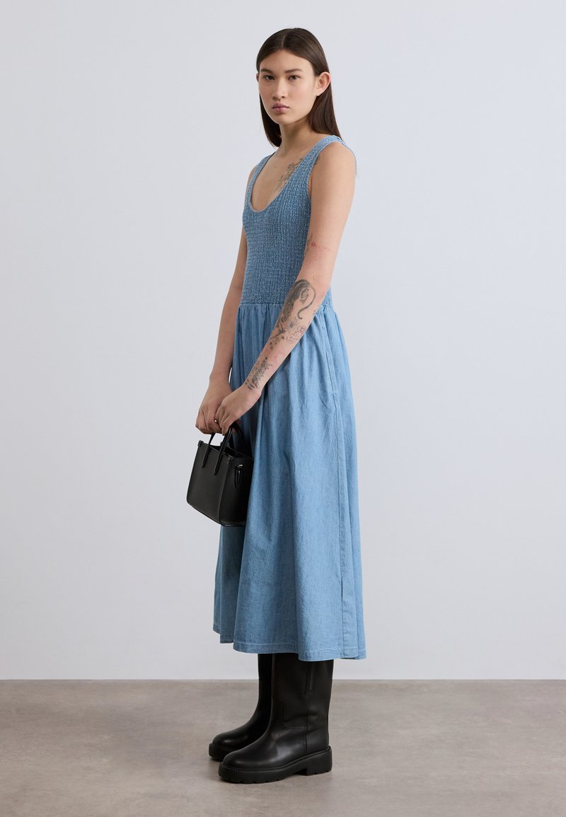 barbour denim dress Barbour Maia Denim Mini Dress