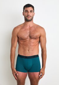 Puma MEN EVERYDAY TRUNKS 2 PACK - Boxer alsónadrág - sea green/black