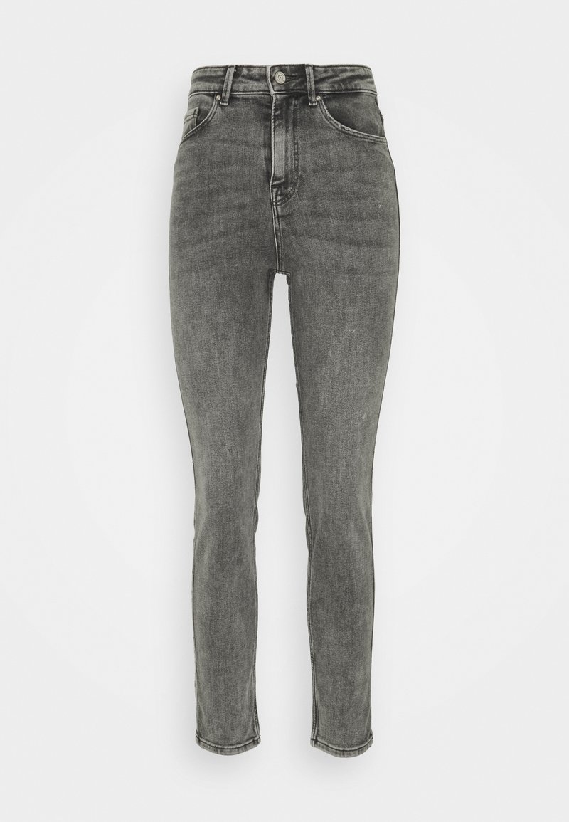 Pieces Petite Straight leg jeans grijs denim/greydenim