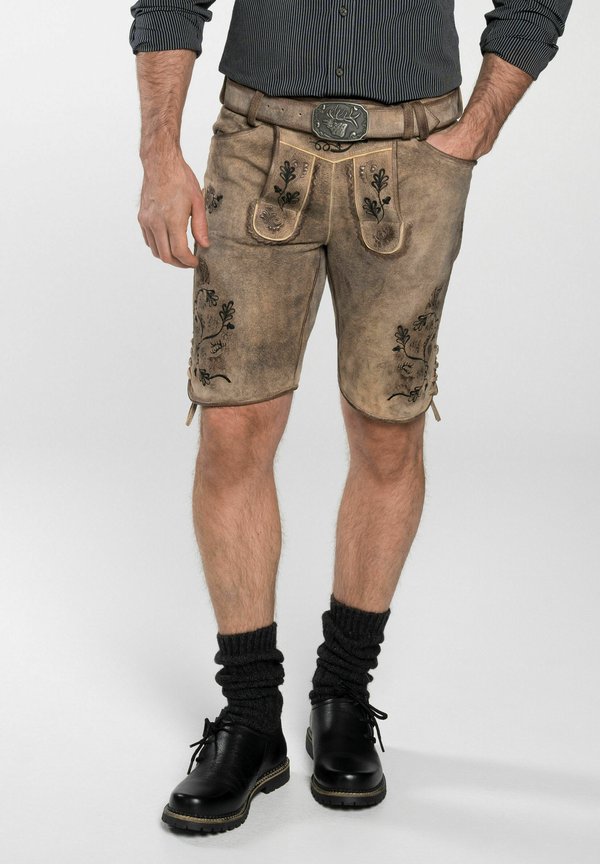 ARCHIBALD - Lederhose - braun