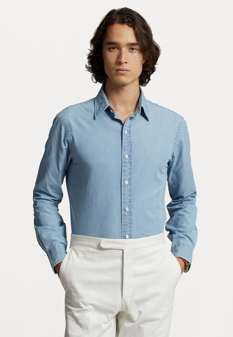 Polo Ralph Lauren CUSTOM FIT INDIGO CHAMBRAY SHIRT - Chemise - nimes blue