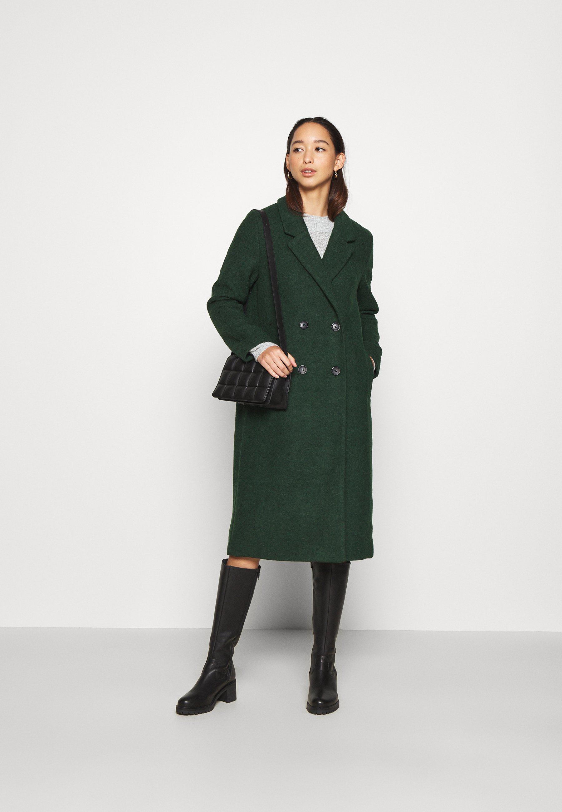 monki double breasted coat