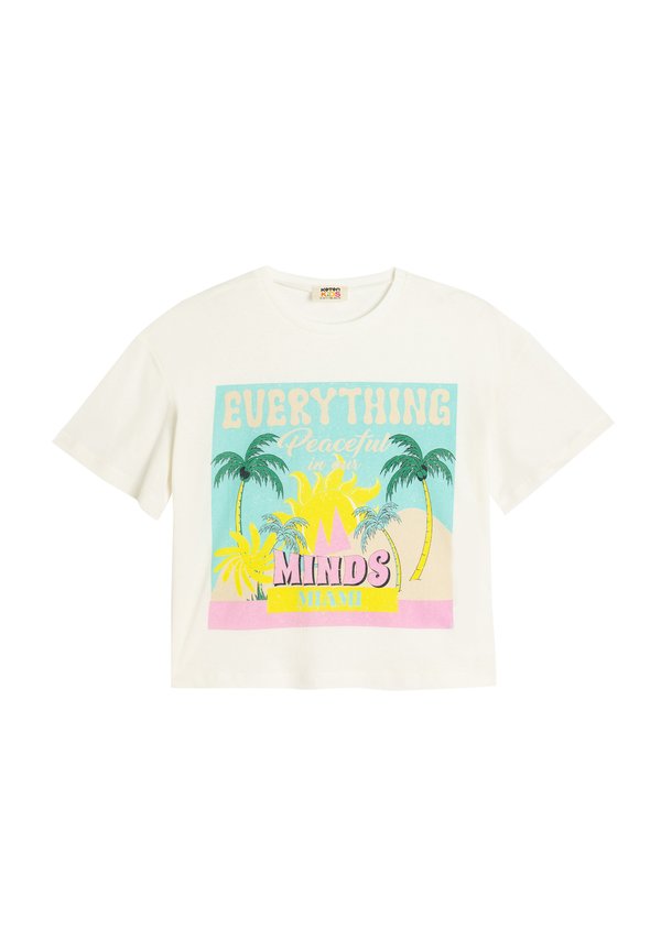 T-Shirt print - beige