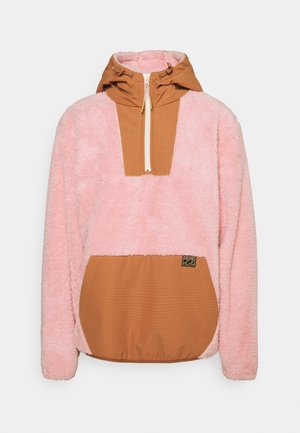 COLOR SHOT - Felpa in pile - ice pink