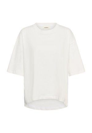 Soaked in Luxury, SLJINA LONG TEE - Basic T-shirt - broken white