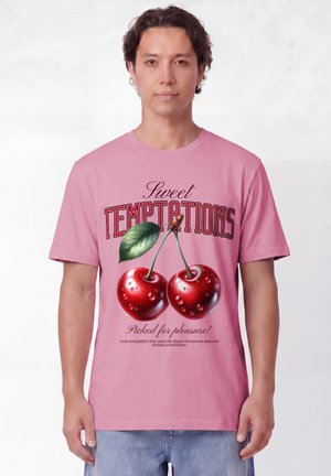 watapparel, SWEET TEMPTATIONS UNISEX - T-shirt imprimé - bubble pink