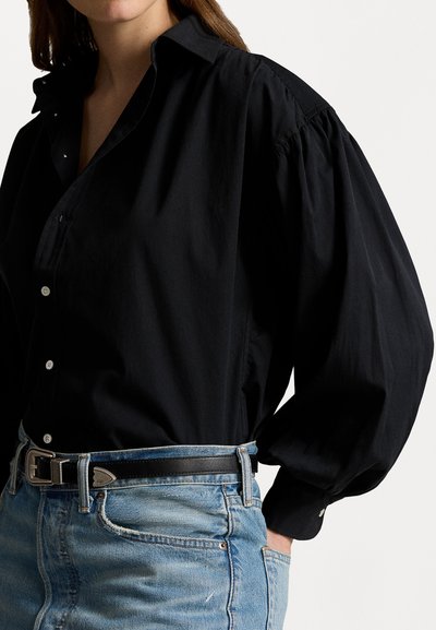 Polo Ralph Lauren SHIRRED COTTON SHIRT - Hemdbluse - black