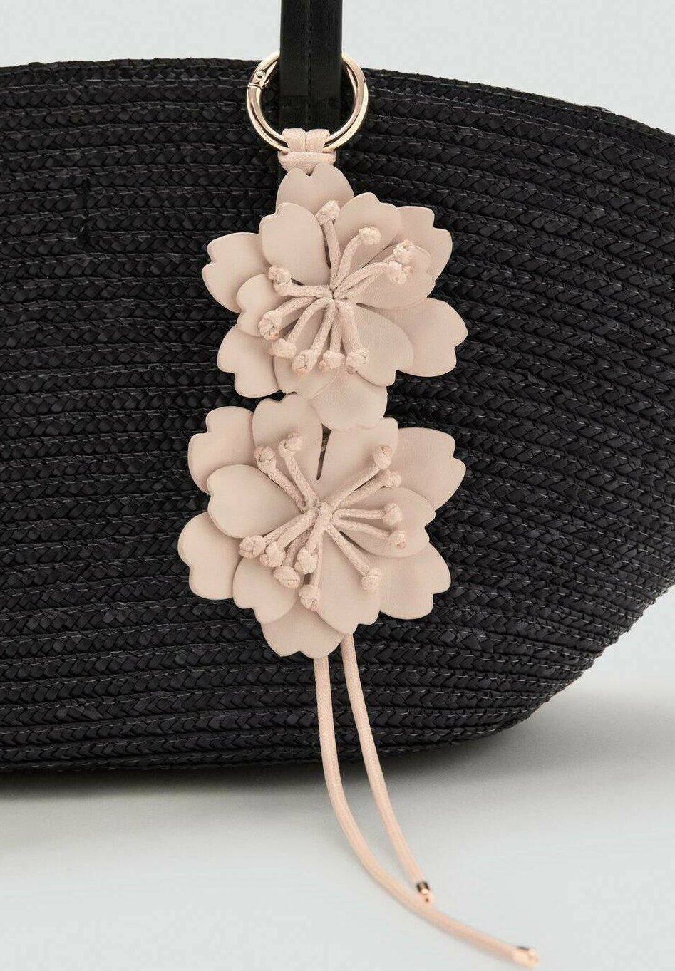 sister jane☆ ペッパー フローラル ラッフルバッグ 【英国発】 Sister Jane PEPPER FLORAL RUFFLE BAG - Handbag - black