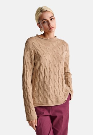 CABLE - Pullover - beige