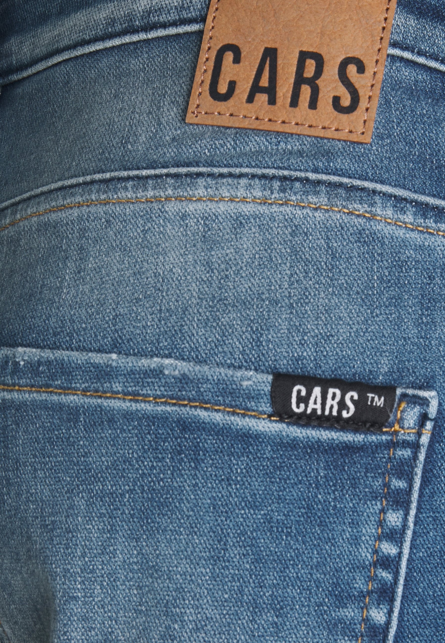 Cars Jeans ORLANDO DAMAGED - Džinsiniai šortai - green cast/žalia -  Zalando.lt