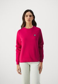 KARL LAGERFELD OVERSIZED IKON PATCH - Felpa - pink