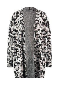 Taifun LONG - Strickjacke - offwhite gemustert