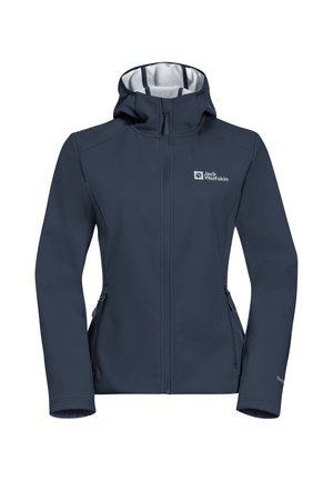 Jack Wolfskin, BORNBERG HOODY W - Giacca outdoor - midnight sky grey