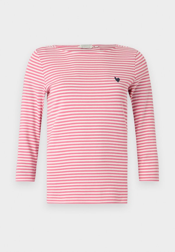 STRIPED LONG SLEEVE - Long sleeved top - bright rose4