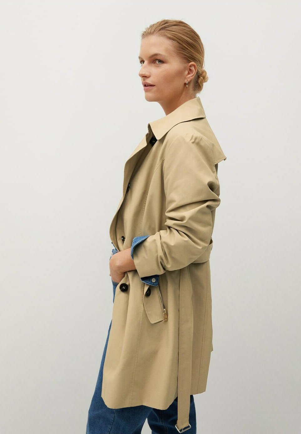 Violeta by Mango CRISTINA - Gabardina - beige - Zalando.es