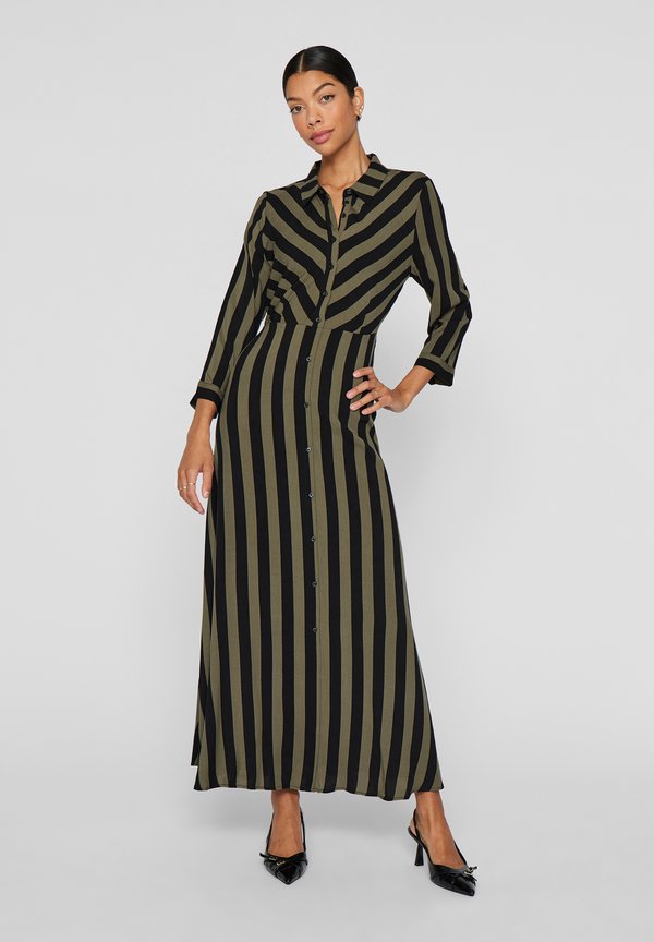 Maxikleid - dusty olive