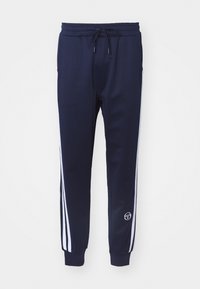 GHIBLI TRACK PANT - Tracksuit bottoms - maritime blue/white