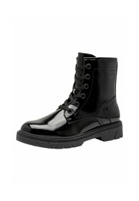s.Oliver Gležnjače s platformom - black patent