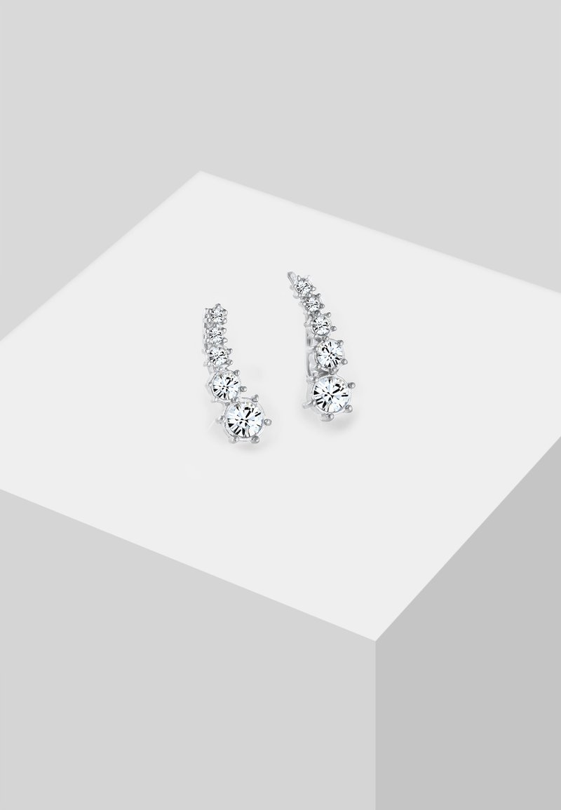 Damen Halsketten | Elli GLASS CRYSTAL Ohrringe silver/silberfarben - QJ69148 Damen Halsketten | Elli GLASS CRYSTAL Ohrringe silver/silberfarben - QJ69148