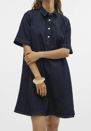 Spijkerjurk - dark-blue denim