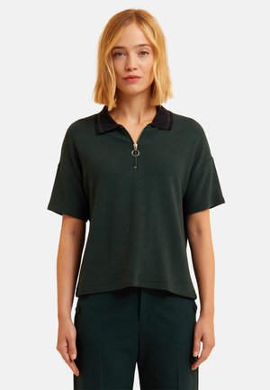 SHORT-SLEEVED ZIPPED  - Poloshirt - green