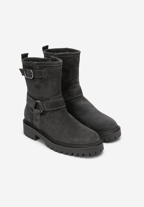 PHIA - Platform ankle boots - dark graphite4