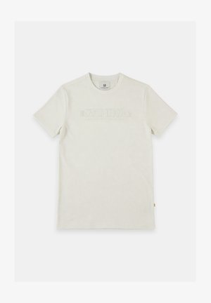 Gabbiano, LEXOR ROUND NECK T-SHIRT 3D PRINT - Print T-shirt - ecru